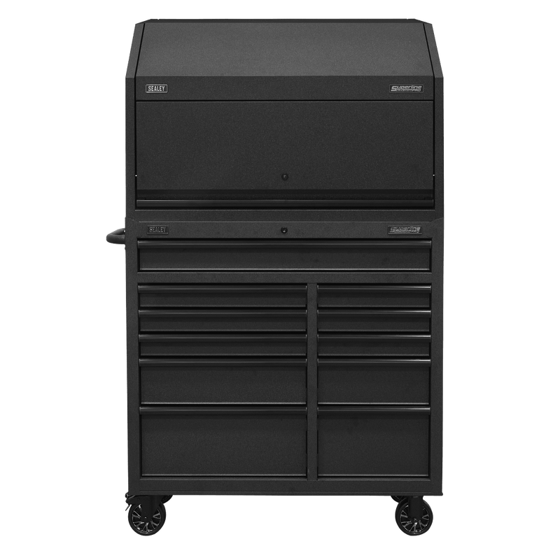 Sealey AP41HBESTACK Superline PRO® Hutch Toolbox & Rollcab Combo 1030mm 11 Drawer - AP41HBESTACK - Sealey Tools UK - Trade Counter Direct