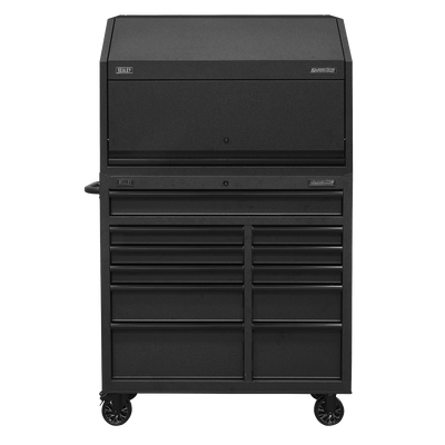 Sealey AP41HBESTACK Superline PRO® Hutch Toolbox & Rollcab Combo 1030mm 11 Drawer - AP41HBESTACK - Sealey Tools UK - Trade Counter Direct