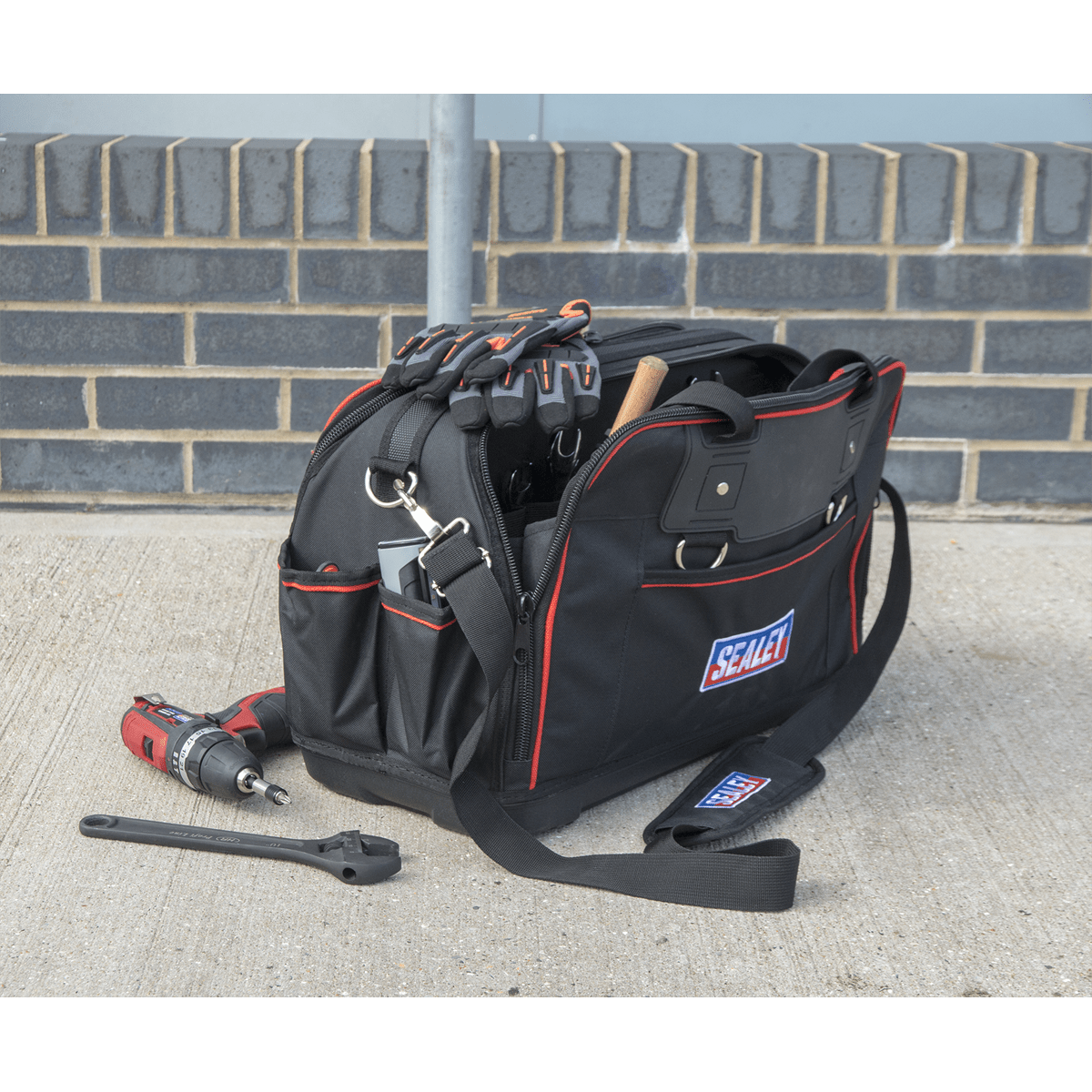 Sealey AP513 Heavy-Duty Tool Storage Bag with 24 Pockets 500mm - AP513 - Sealey Tools UK - Trade Counter Direct