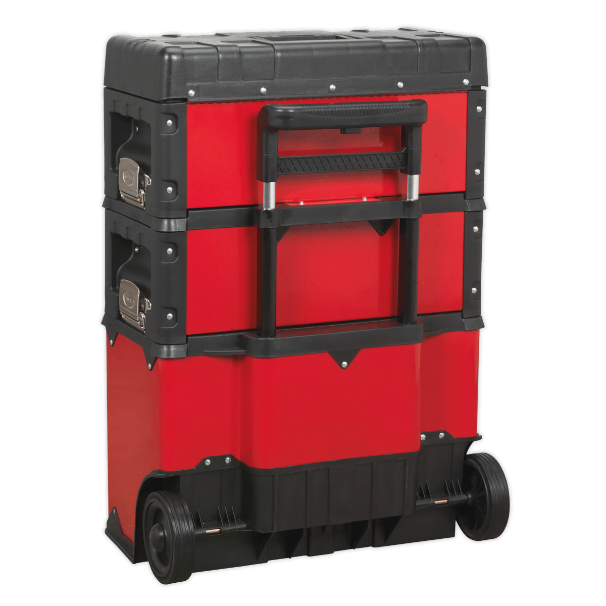 Sealey AP548 Mobile Steel/Composite Toolbox with 3 Compartments - AP548 - Sealey Tools UK - Trade Counter Direct