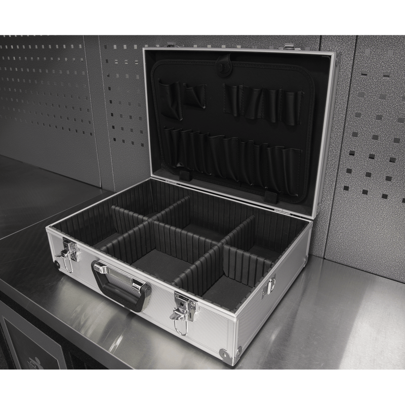 Sealey AP603 Aluminium Tool Case with Square Edges - AP603 - Sealey Tools UK - Trade Counter Direct