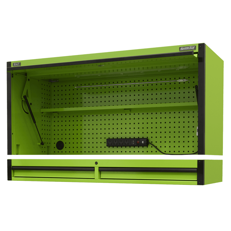 Sealey AP6103BE Superline PRO® Black Edition Top Hutch & 2 Drawer Riser 1549mm - AP6103BE - Sealey Tools UK - Trade Counter Direct