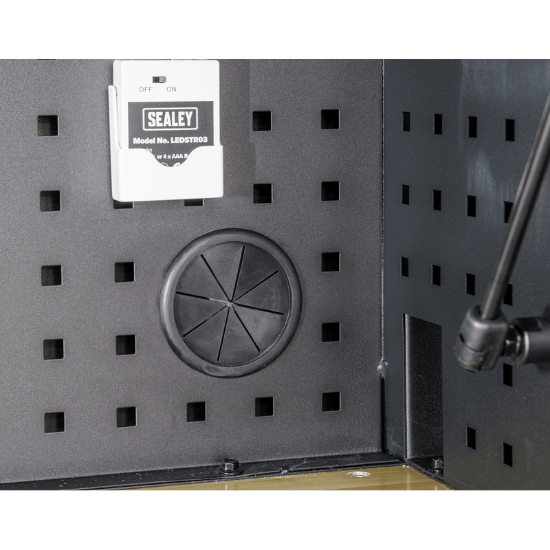 Sealey AP6203BE Superline PRO® Black Edition Top Hutch & 2 Drawer Riser 1549mm - AP6203BE - Sealey Tools UK - Trade Counter Direct