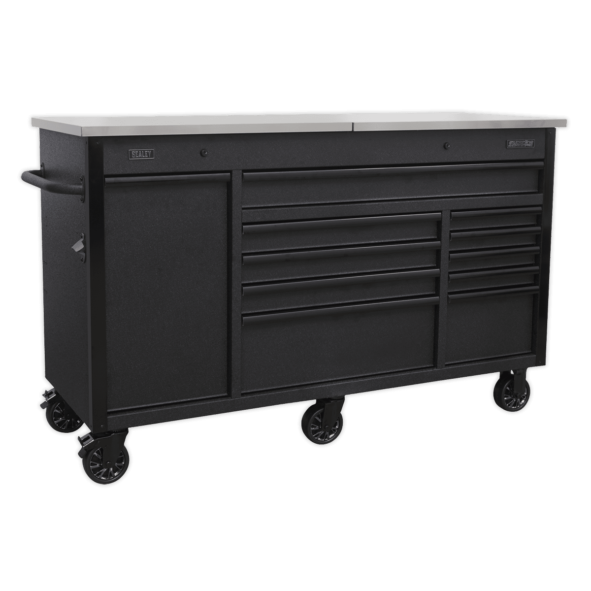 Sealey AP6310BE Mobile Tool Cabinet 1600mm with Power Tool Charging Drawer - AP6310BE - Sealey Tools UK - Trade Counter Direct