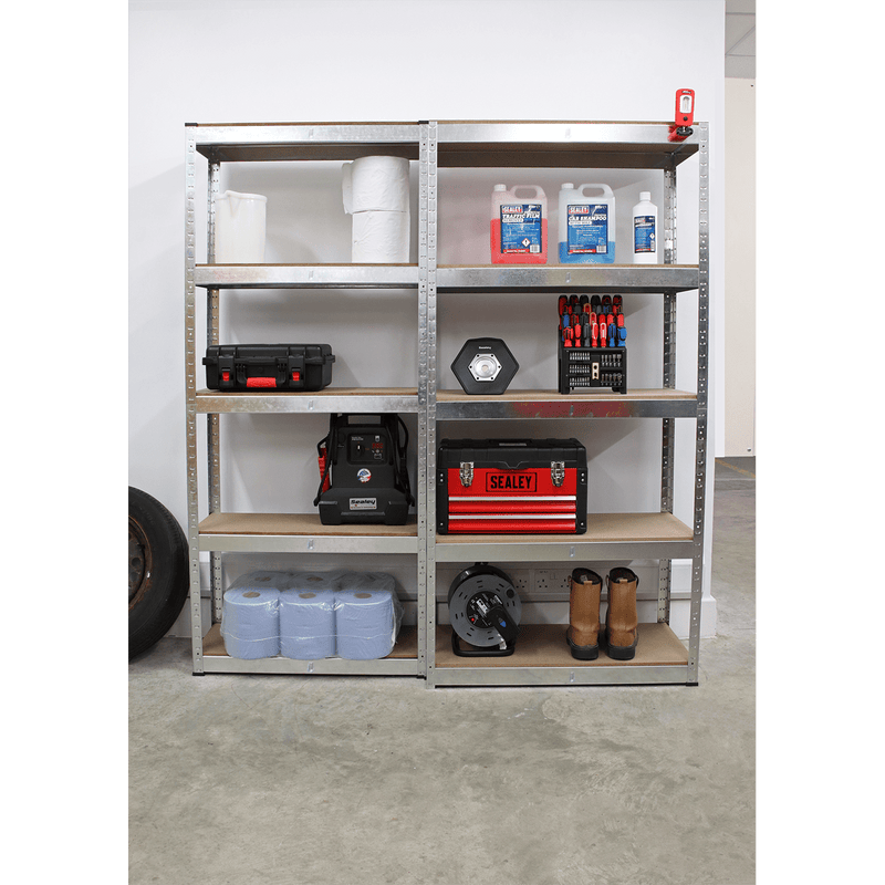 Sealey AP6350GS Racking Unit with 5 Shelves 350kg Capacity Per Level - AP6350GS - Sealey Tools UK - Trade Counter Direct
