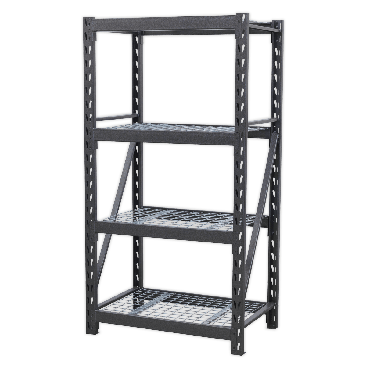 Sealey AP6372 Heavy - Duty Racking Unit with 4 Mesh Shelves 640kg Capacity Per Level 978mm - AP6372 - Sealey Tools UK - Trade Counter Direct