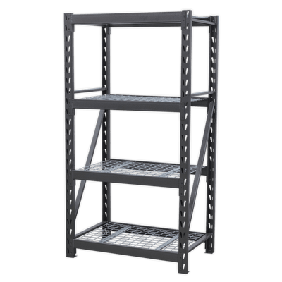 Sealey AP6372 Heavy - Duty Racking Unit with 4 Mesh Shelves 640kg Capacity Per Level 978mm - AP6372 - Sealey Tools UK - Trade Counter Direct