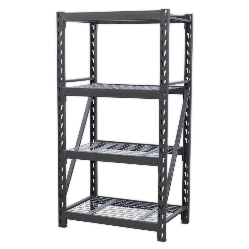 Sealey AP6372 Heavy - Duty Racking Unit with 4 Mesh Shelves 640kg Capacity Per Level 978mm - AP6372 - Sealey Tools UK - Trade Counter Direct