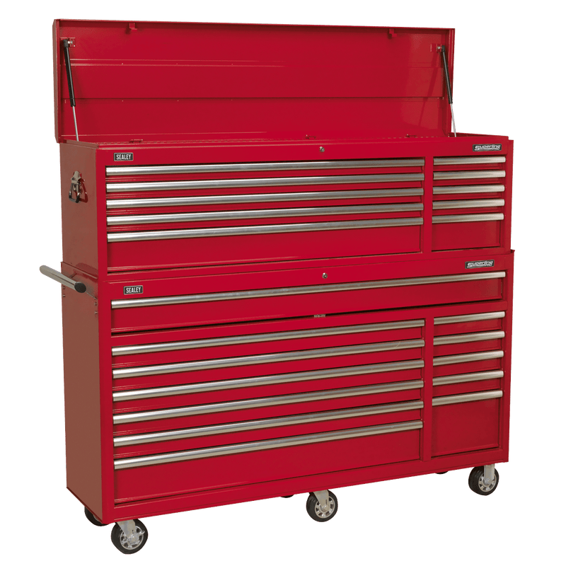 Sealey AP6612 Superline PRO® Rollcab 12 Drawer - Red - AP6612 - Sealey Tools UK - Trade Counter Direct