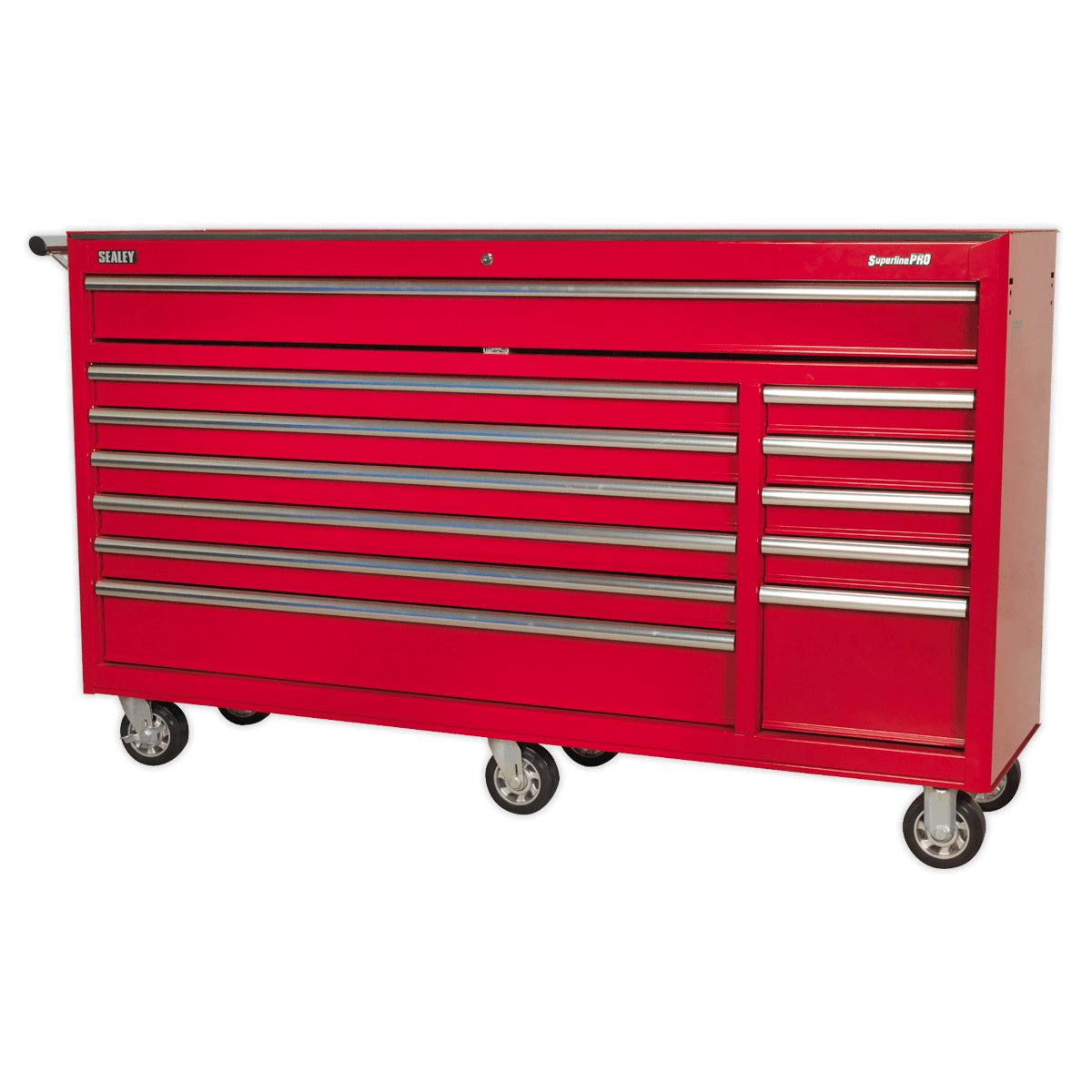 Sealey AP6612 Superline PRO® Rollcab 12 Drawer - Red - AP6612 - Sealey Tools UK - Trade Counter Direct