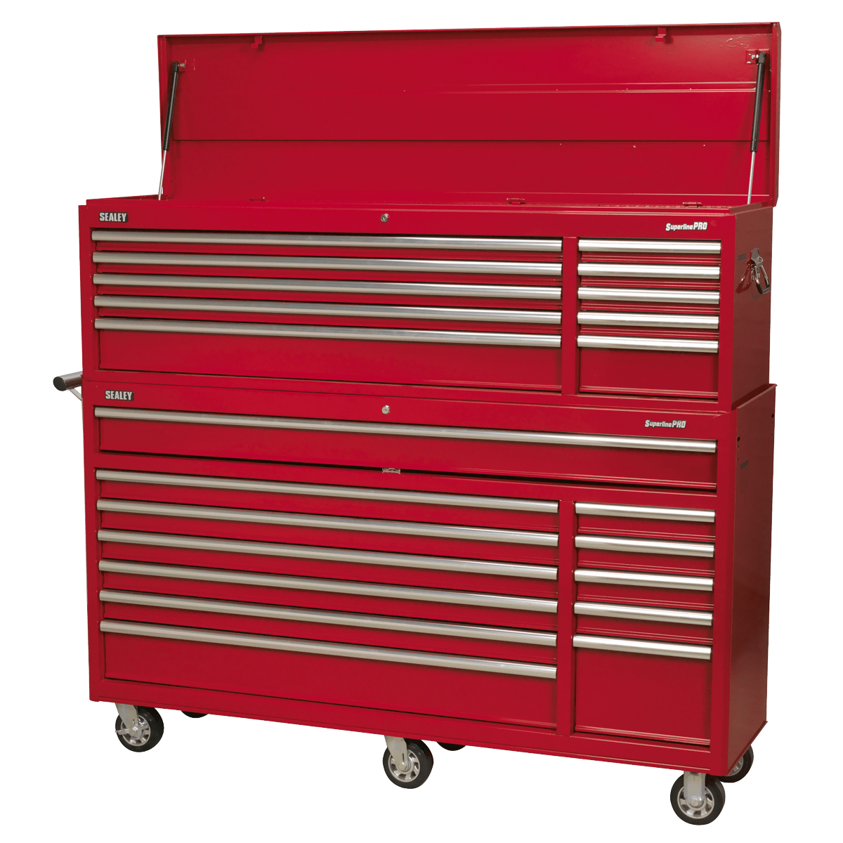 Sealey AP6612 Superline PRO® Rollcab 12 Drawer - Red - AP6612 - Sealey Tools UK - Trade Counter Direct