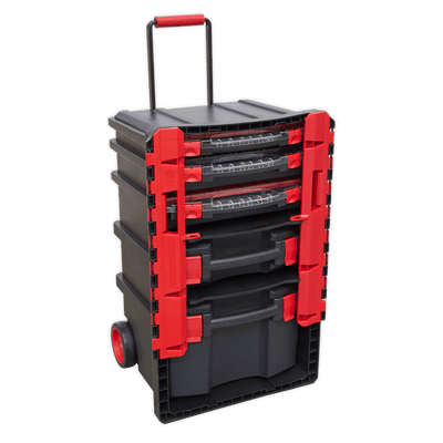 Sealey AP860 Professional Mobile Toolbox with 5 Removable Storage Cases - AP860 - Sealey Tools UK - Trade Counter Direct
