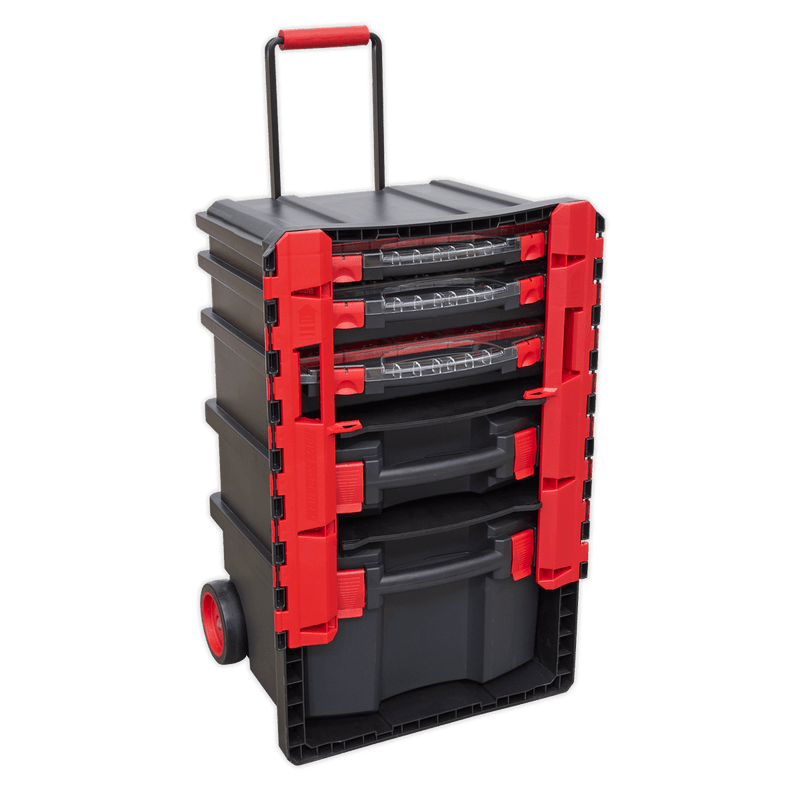 Sealey AP860 Professional Mobile Toolbox with 5 Removable Storage Cases - AP860 - Sealey Tools UK - Trade Counter Direct