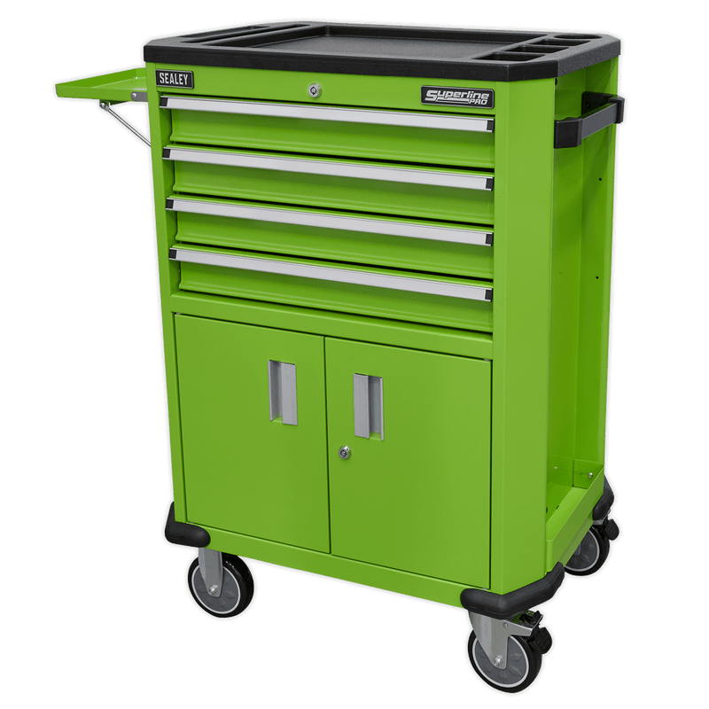 Sealey AP980MTHV Superline PRO® Tool Trolley with 4 Drawers & 2 Door Cupboard - AP980MTHV - Sealey Tools UK - Trade Counter Direct