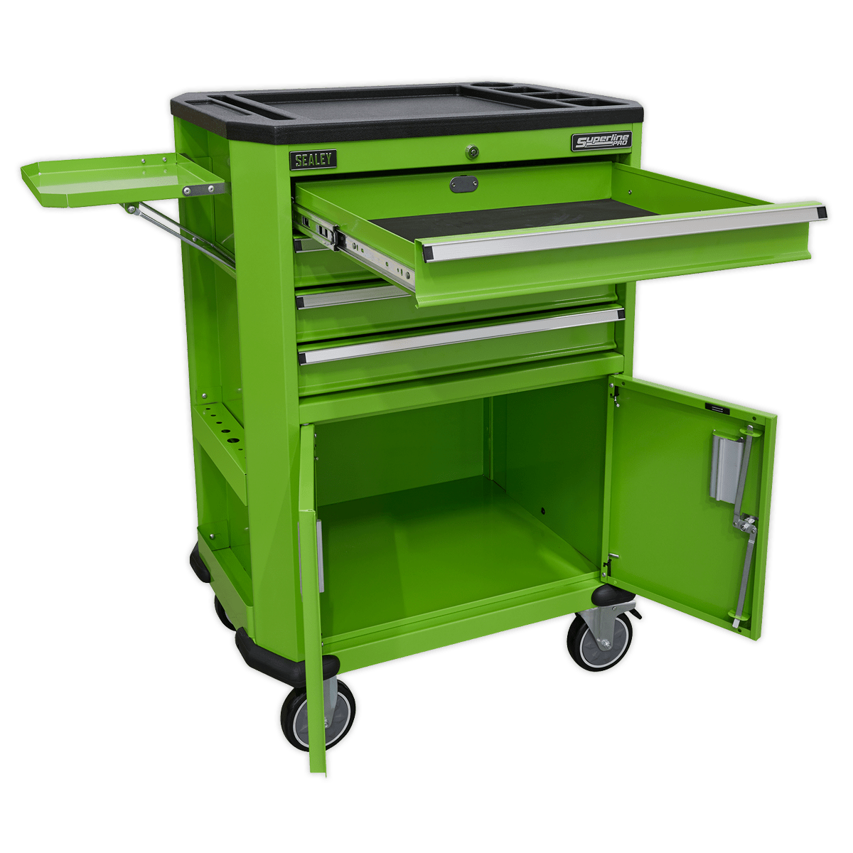 Sealey AP980MTHV Superline PRO® Tool Trolley with 4 Drawers & 2 Door Cupboard - AP980MTHV - Sealey Tools UK - Trade Counter Direct