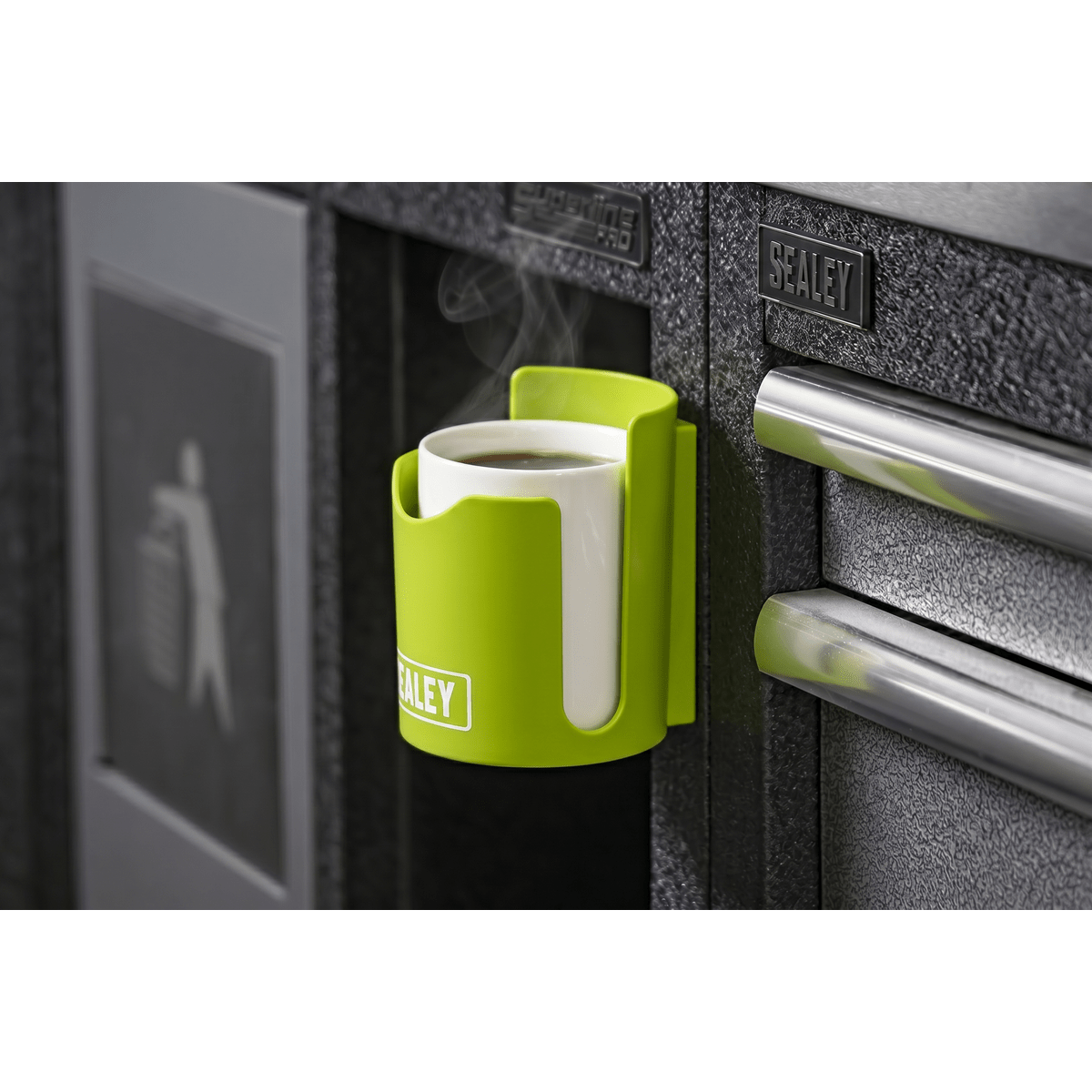 Sealey APCHHV Magnetic Cup/Can Holder - Green - APCHHV - Sealey Tools UK - Trade Counter Direct