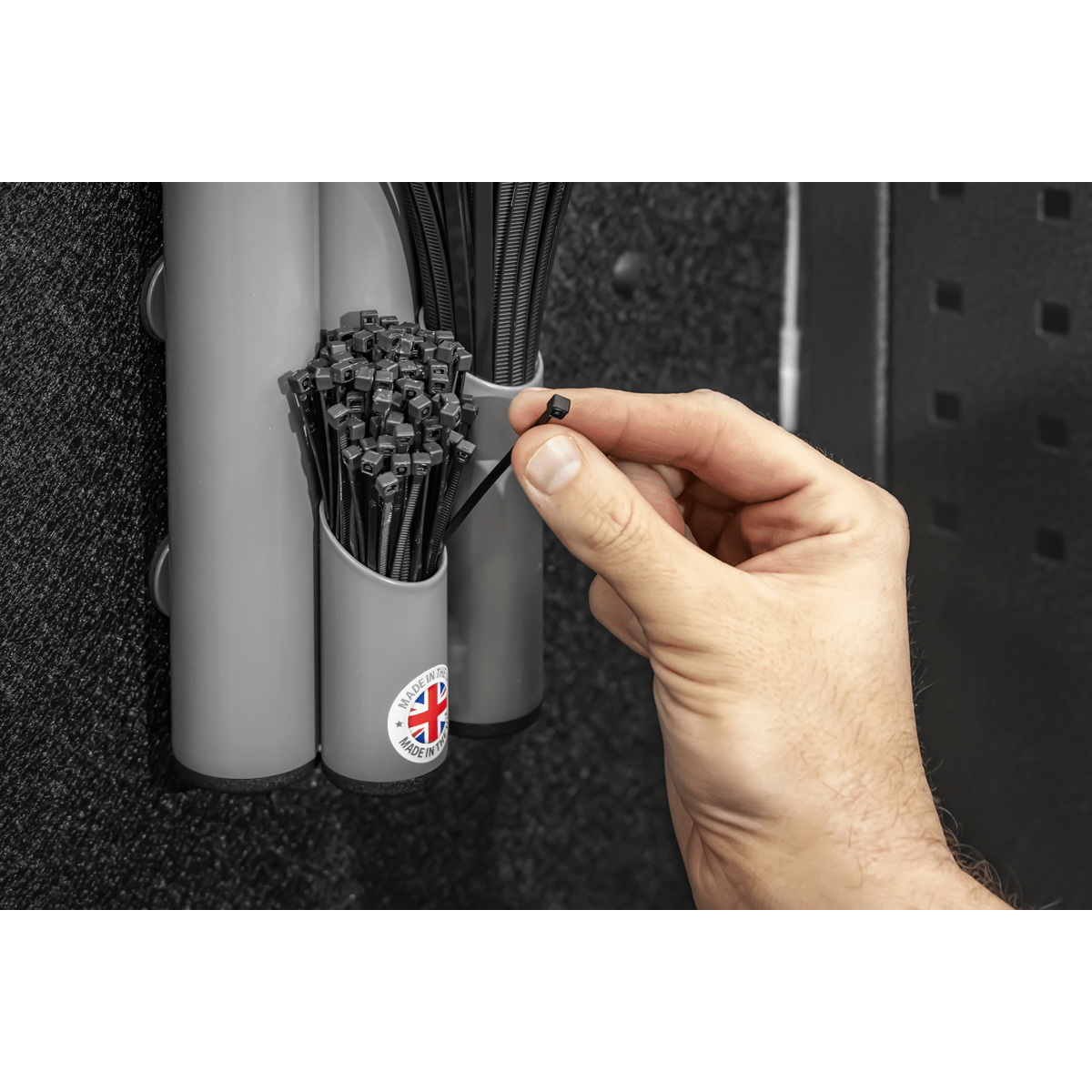 Sealey APCTHGXL Large Magnetic Cable Tie Holder - Grey - APCTHGXL - Sealey Tools UK - Trade Counter Direct