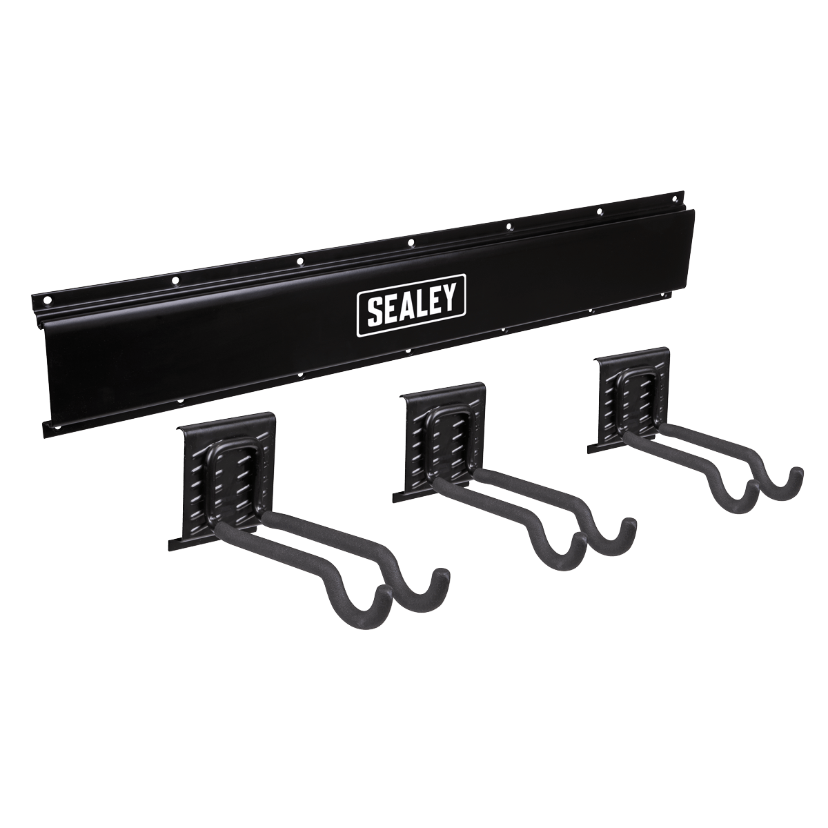 Sealey APHKIT11 Wall Mounting Storage Rail with Sports Equipment Hooks - APHKIT11 - Sealey Tools UK - Trade Counter Direct