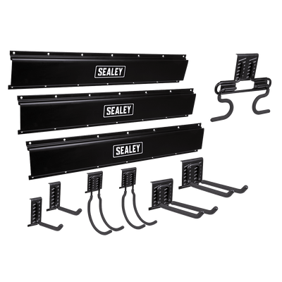 Sealey APHKIT2 Multipurpose Storage Hook Kit 10pc - APHKIT2 - Sealey Tools UK - Trade Counter Direct
