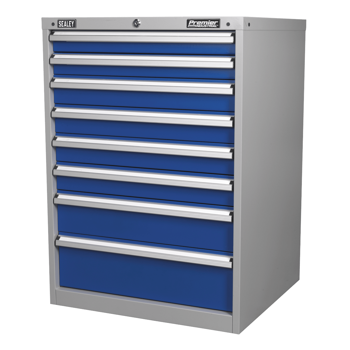 Sealey API7238 Premier Industrial™ Cabinet 8 Drawer - API7238 - Sealey Tools UK - Trade Counter Direct