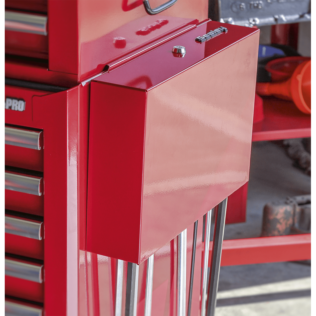 Sealey APLHT Side Cabinet for Long Handle Tools - Red - APLHT - Sealey Tools UK - Trade Counter Direct