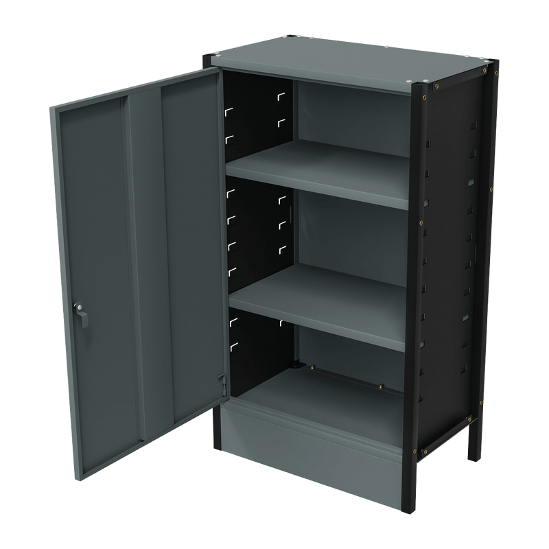 Sealey APMRB3 Modular Storage Base Cupboard Unit 3 Shelves 580mm - APMRB3 - Sealey Tools UK - Trade Counter Direct