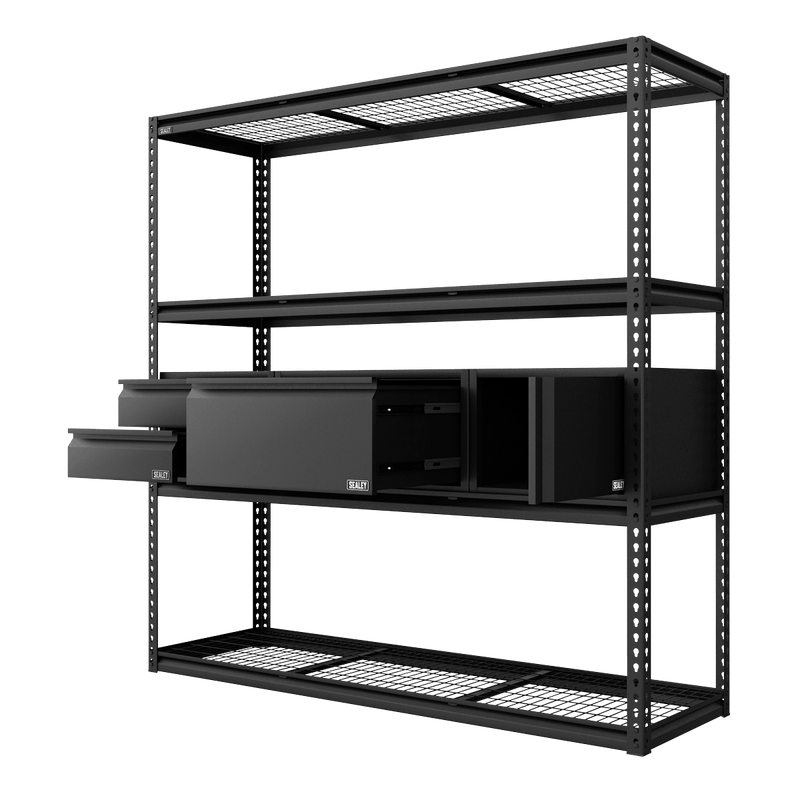 Sealey APMRCOMBO1 Heavy-Duty Modular Racking Kit with 3 Storage Units - APMRCOMBO1 - Sealey Tools UK - Trade Counter Direct