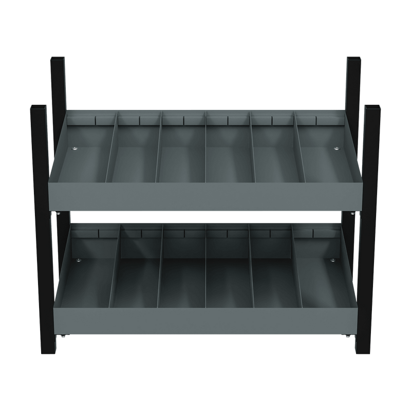 Sealey APMRM4 Modular Storage Mid Unit 2 Compartment Shelve 580mm - APMRM4 - Sealey Tools UK - Trade Counter Direct