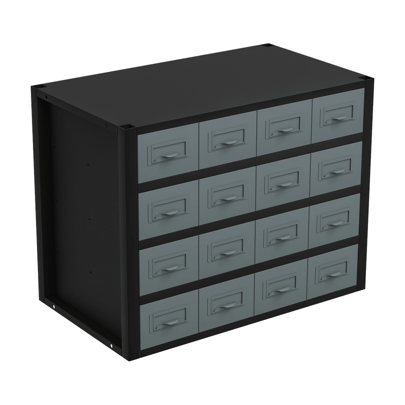 Sealey APMRM5 Modular Storage Mid Unit 16 Small Drawers 580mm - APMRM5 - Sealey Tools UK - Trade Counter Direct