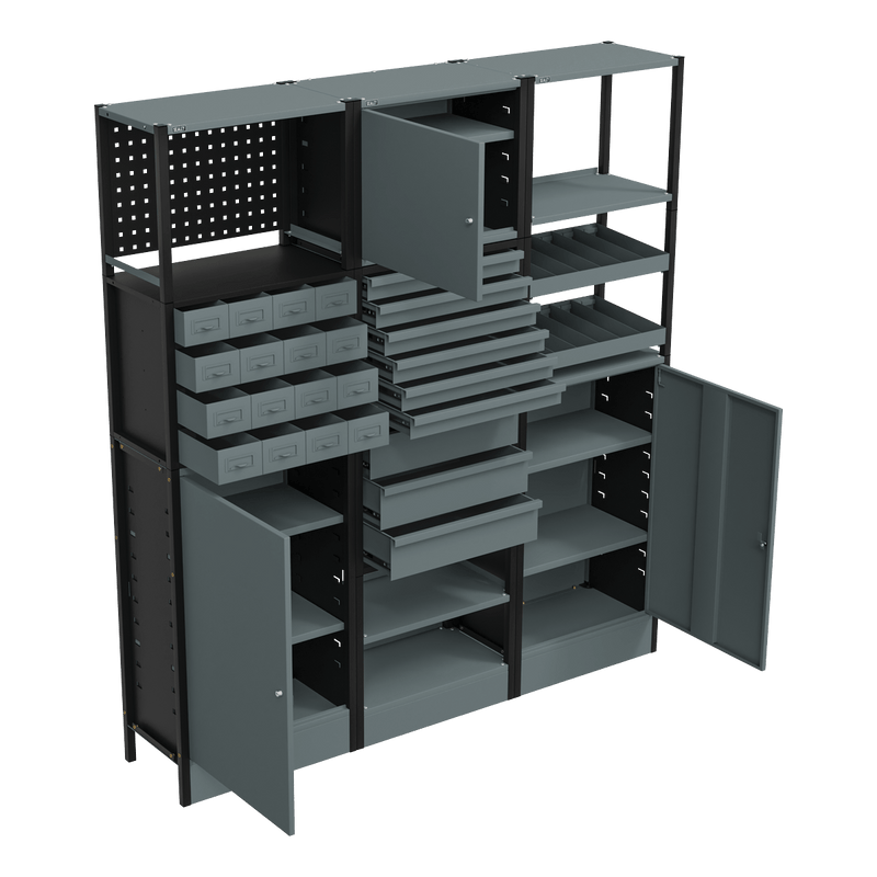 Sealey APMRSTACK1 Modular Storage System Combo 1.74m - APMRSTACK1 - Sealey Tools UK - Trade Counter Direct