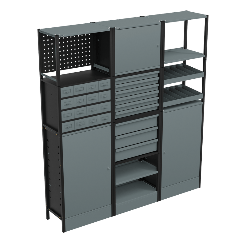 Sealey APMRSTACK1 Modular Storage System Combo 1.74m - APMRSTACK1 - Sealey Tools UK - Trade Counter Direct