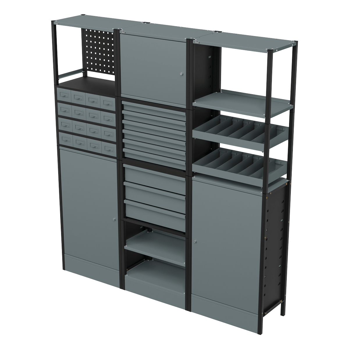 Sealey APMRSTACK1 Modular Storage System Combo 1.74m - APMRSTACK1 - Sealey Tools UK - Trade Counter Direct