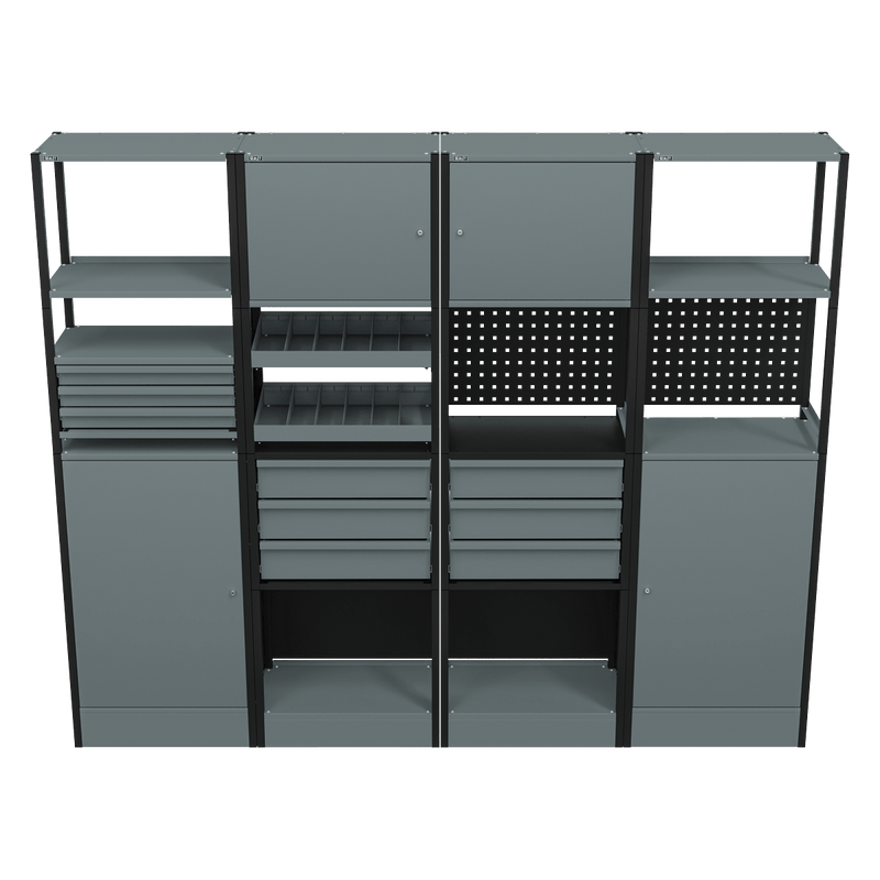 Sealey APMRSTACK2 Modular Storage System Combo 2.32m - APMRSTACK2 - Sealey Tools UK - Trade Counter Direct