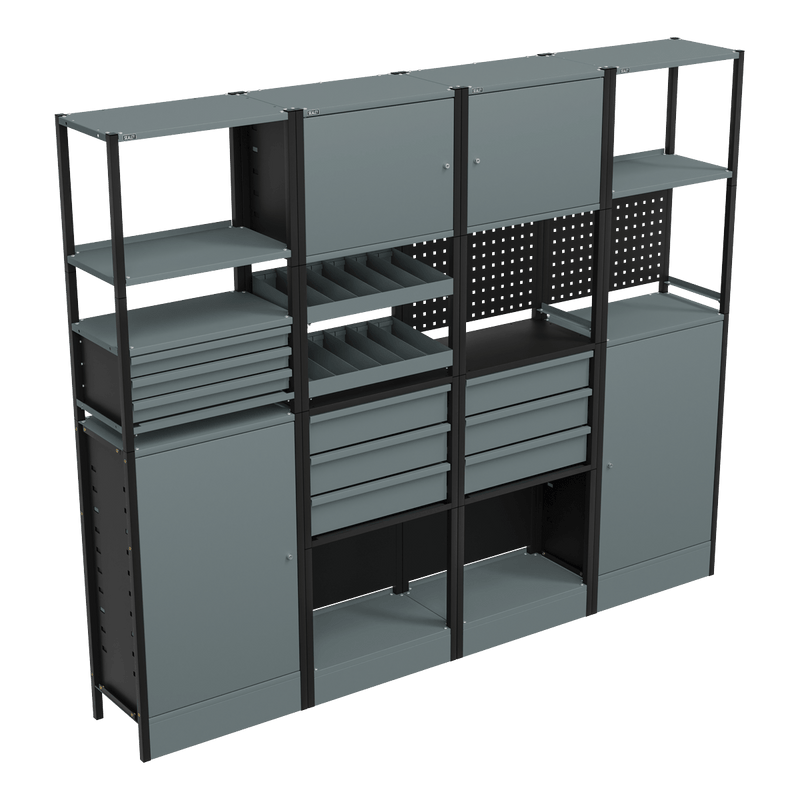Sealey APMRSTACK2 Modular Storage System Combo 2.32m - APMRSTACK2 - Sealey Tools UK - Trade Counter Direct