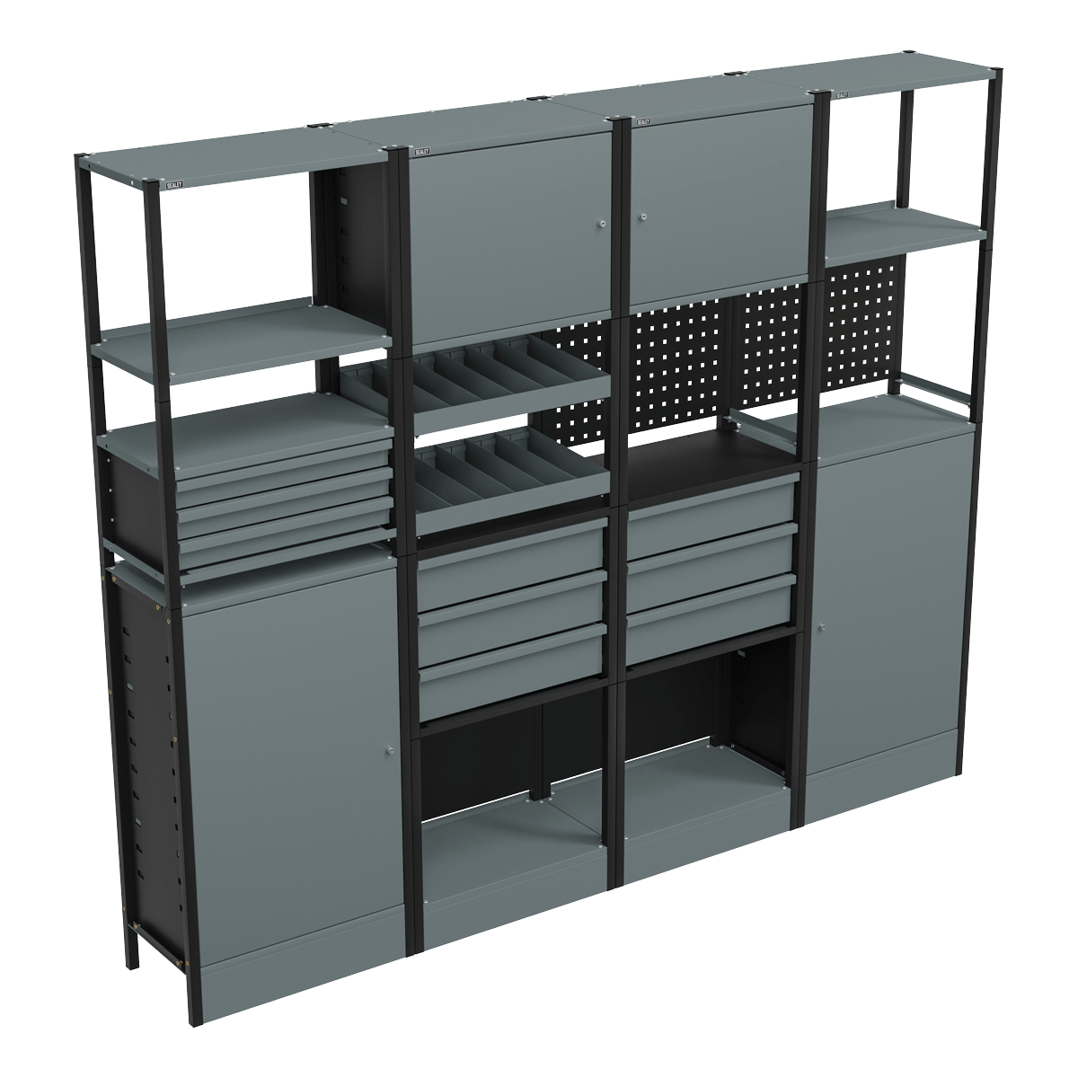 Sealey APMRSTACK2 Modular Storage System Combo 2.32m - APMRSTACK2 - Sealey Tools UK - Trade Counter Direct