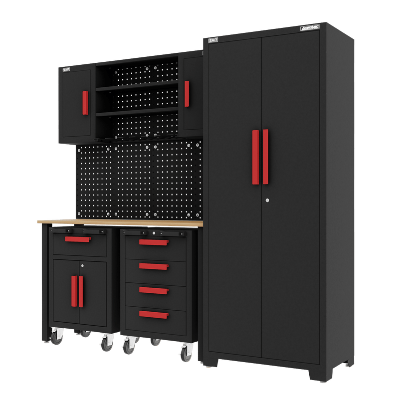 Sealey APMS12OP American PRO® Complete Garage Storage System with 2 Mobile Trolleys - APMS12OP - Sealey Tools UK - Trade Counter Direct