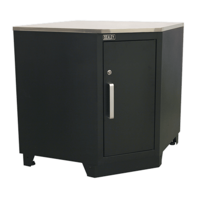 Sealey APMS15 Modular Corner Floor Cabinet 930mm Heavy - Duty - APMS15 - Sealey Tools UK - Trade Counter Direct