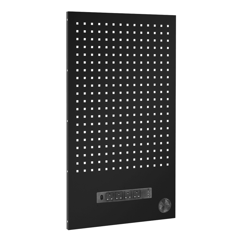 Sealey APMS3BEBP Superline PRO® Black Edition Modular Back Panel with Power Bar 600mm - APMS3BEBP - Sealey Tools UK - Trade Counter Direct
