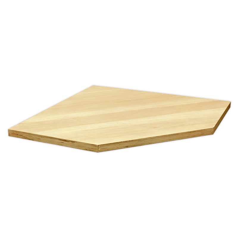 Sealey APMS60PW Pressed Wood Worktop for Modular Corner Cabinet 865mm - APMS60PW - Sealey Tools UK - Trade Counter Direct