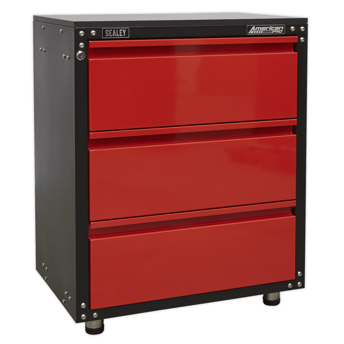 Sealey APMS82 Modular 3 Drawer Cabinet with Worktop 665mm - APMS82 - Sealey Tools UK - Trade Counter Direct