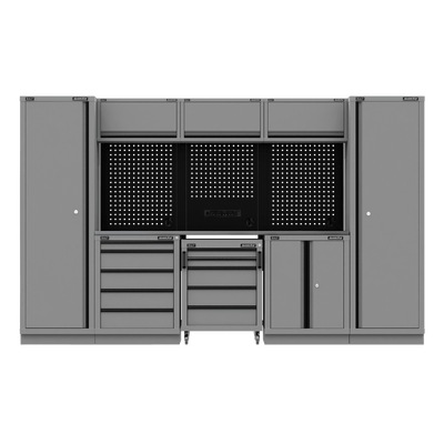 Sealey APMSBESTACK01SS Superline PRO® Black Edition Storage System with Stainless Worktop 3.24m - APMSBESTACK01SS - Sealey Tools UK - Trade Counter Direct