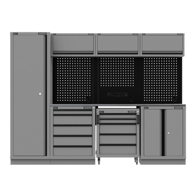 Sealey APMSBESTACK02SS Superline PRO® Black Edition Storage System with Stainless Worktop 2.64m - APMSBESTACK02SS - Sealey Tools UK - Trade Counter Direct