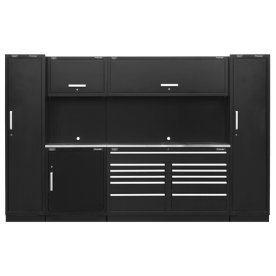 Sealey APMSCOMBO7SS Premier™ Storage System with Stainless Worktop 3.55m - APMSCOMBO7SS - Sealey Tools UK - Trade Counter Direct