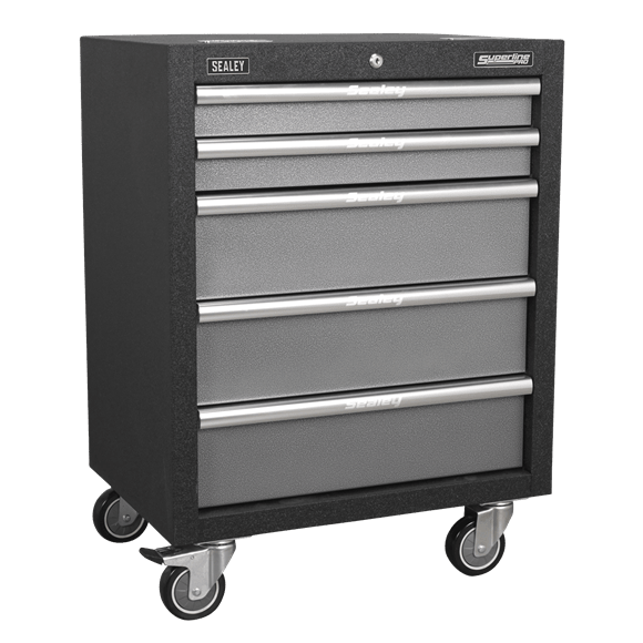 Sealey APMSSTACK01W Superline Pro 4.9m Storage System - Wood Worktop - APMSSTACK01W - Sealey Tools UK - Trade Counter Direct