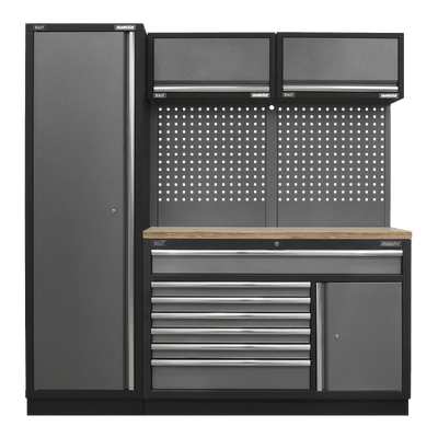 Sealey APMSSTACK09W Superline Pro 1.96m Storage System - Pressed Wood Worktop - APMSSTACK09W - Sealey Tools UK - Trade Counter Direct