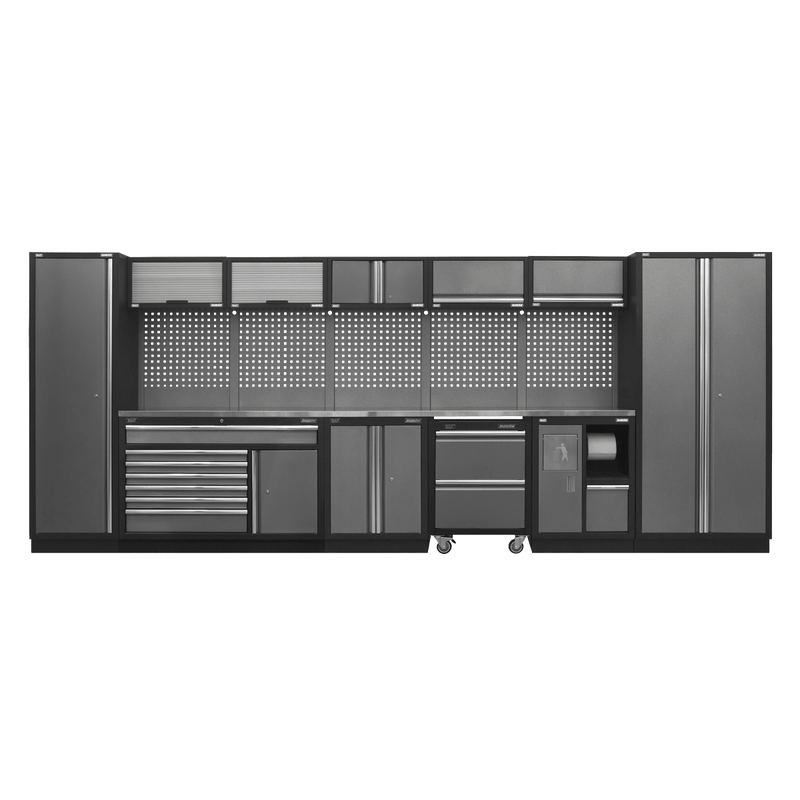 Sealey APMSSTACK15SS Modular Storage System Combo - Stainless Steel Worktop - APMSSTACK15SS - Sealey Tools UK - Trade Counter Direct