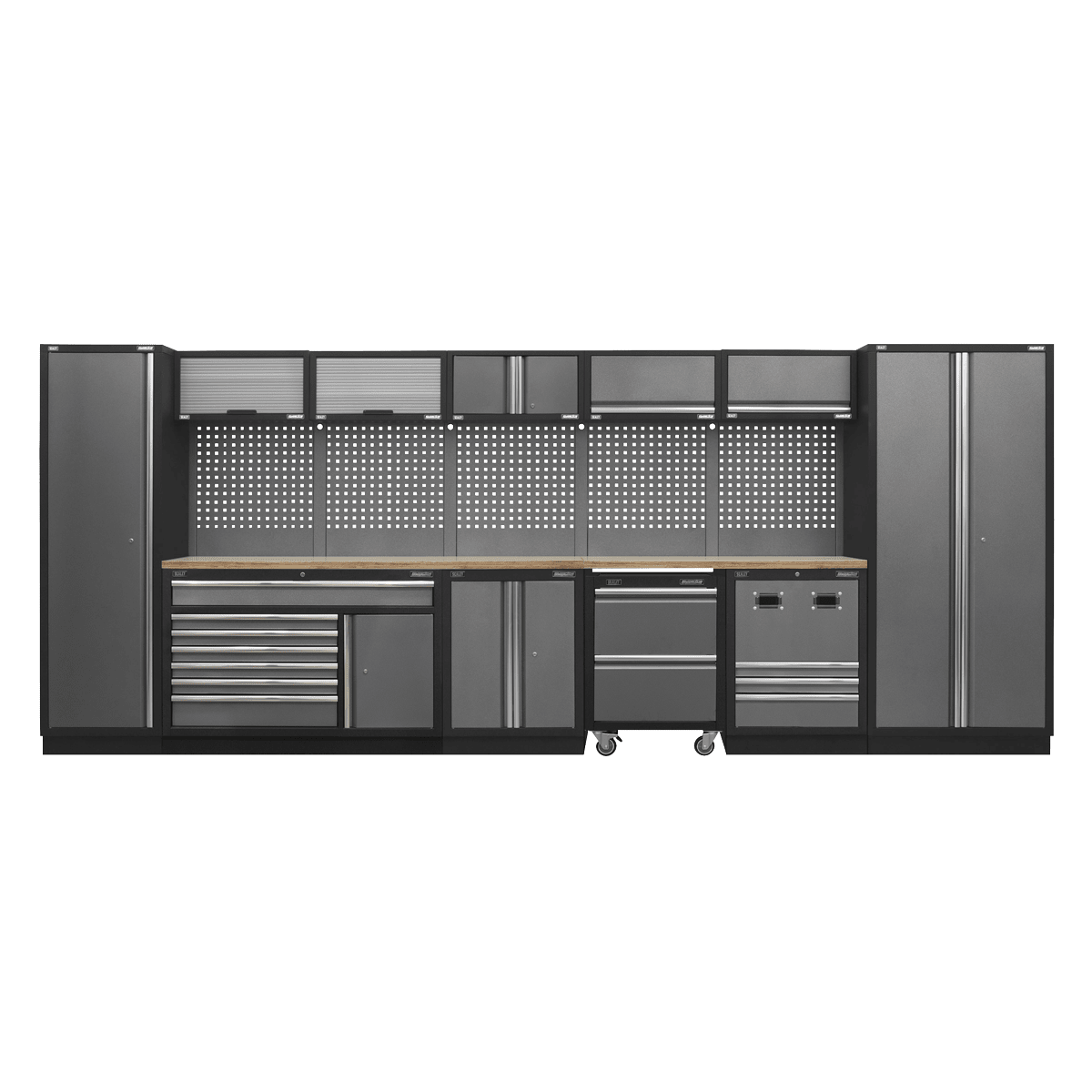 Sealey APMSSTACK16W Modular Storage System Combo - Pressed Wood Worktop - APMSSTACK16W - Sealey Tools UK - Trade Counter Direct