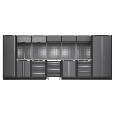 Sealey APMSSTACK17SS Superline PRO® Storage System with Stainless Worktop 4.92m - APMSSTACK17SS - Sealey Tools UK - Trade Counter Direct