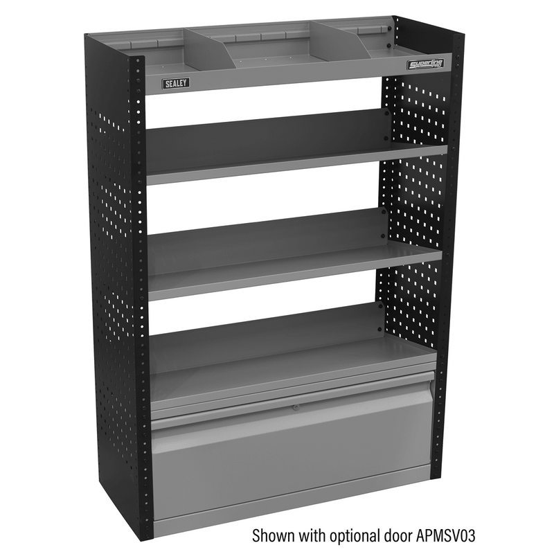 Sealey APMSV02 Superline PRO® Modular Slanted Shelf Van Storage Unit 925mm - APMSV02 - Sealey Tools UK - Trade Counter Direct