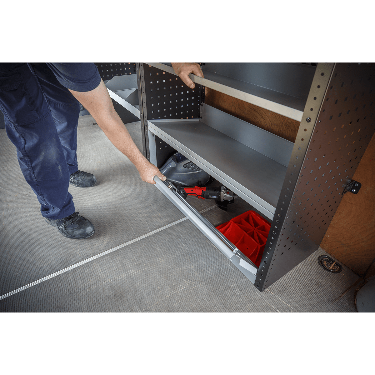 Sealey APMSV02 Superline PRO® Modular Slanted Shelf Van Storage Unit 925mm - APMSV02 - Sealey Tools UK - Trade Counter Direct